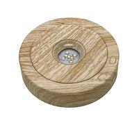 B Baosity Présentoir Rotatif LED, Présentoir Rotatif pour Expositions de Modèles 3D avec éclairage, Montres de Mariage, Cristaux, Objets d'art en Verre, Pla, Bois