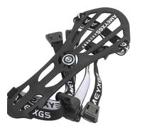 B Baosity Protège-Bras de à l'arc Ergonomique Accessoire Réglable en PP pour Adulte Protège Poignet Équipement Léger Bow Pratique Compétition Adapté Cadeau, Noir