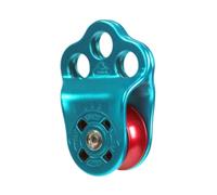 B Baosity Pulley d'escalade Poulie d'exercice pour Corde Micro Aluminium Trois Trous Roulement à Billes Convient aux Professionnels Passionnés d'Extérieur
