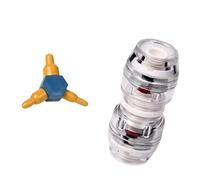 B Baosity Raccord pour Chauffage Au Sol Joint Géothermique Manchon de Réparation Connecteur Rapide En PP Robuste pour Une Fixation de Fuite Efficace Approprié, S