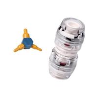 B Baosity Raccord pour Chauffage Au Sol Joint Géothermique Manchon de Réparation Connecteur Rapide En PP Robuste pour Une Fixation de Fuite Efficace Approprié, L