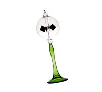 B Baosity Radiomètre Solaire Crookes à Ailettes Rotatives, Jouet Scientifique éducatif en Verre, Objet de Décoration de Table pour Fêtes et Décorations Intérieu, Vert