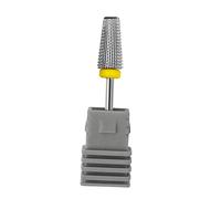 B Baosity Remplacement Manucure Pédicure Outil Rotary Burrs Polissage Cuticule Fonction Tungstène Acier Adapté à Salon Beauté Usage Domestique, XF jaune
