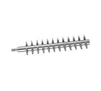 B Baosity Répartiteur de Tuyauterie pour Aquarium avec Vanne de Contrôle d'air, Entrée 8 Mm et Sortie 4 Mm. Distributeur Professionnel et Pratique à Ports M, 24 Voies
