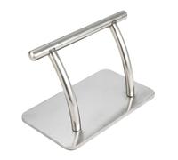 B Baosity Repose-pieds de Coiffeur, Accessoire de Coiffure, élément de Chaise, Composant Moderne et Robuste En Acier, Adapté Aux Salons de Coiffure, Argent