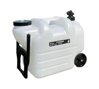 B Baosity Réservoir d'eau Portable, Réservoir de Stockage d'eau Potable avec Robinet et Bouchon à Vis, Idéal pour Le Camping, Blanc