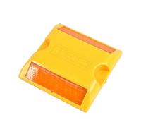 B Baosity Road Marker Reflector pour Routes Plaque Réfléchissante Chaussée Marqueur de Passage Fabriqué En PP Robuste Adapté pour Conduite et Sécurité D, 10cmx10cm