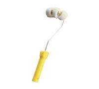 B Baosity Rouleau de Peinture pour Tube Cadre Brosse à Peinture pour Tuyau Rond Poignée Légère Accessoire de Bricolage pour Peinture de Tubes Adapté à La Rénova, à 3 Roues