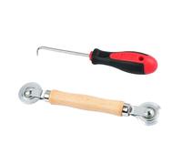 B Baosity Rouleau Écran Outil Fenêtre Bois Acier Résistant Fonction Pression Uniforme Convient à Projets Maison Bricolage, L