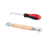 B Baosity Rouleau Écran Outil Fenêtre Bois Acier Résistant Fonction Pression Uniforme Convient à Projets Maison Bricolage, S