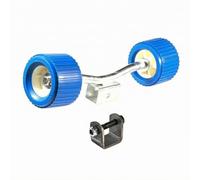B Baosity Roulette de Support de Remorque pour Bateau Roulette Latérale Assemblage Guide de Coque Caoutchouc Acier Plastique Réduit la Friction et la Adaptée, avec Support Et roulettes avec Base