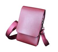 B Baosity Sac à Ciseaux Coiffeur avec Bandoulière Réglable Pochette à Outils de Coiffure Professionnelle Étui pour Ciseaux et Peignes En PU Organiseur pour Coif, Rouge