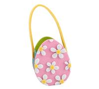 B Baosity Sac de Pâques pour Enfants, Sac à Main Décoratif pour œufs et Bonbons de Pâques, Idéal pour Les Fêtes D'enfants, Rose