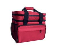 B Baosity Sac de Premiers Secours Organisateur de Médicaments Pochette de Rangement Multifonctionnelle Trousse de Confectionnée En Tissu Oxford avec Fer, Rouge