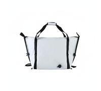 B Baosity Sac de Rangement de Pêche Compartiment Résistant Sac Isotherme PVC Imperméable Poignée Renforcée Fermeture Lisse pour Transport Poissons Sortie Nature, Blanc, 40L
