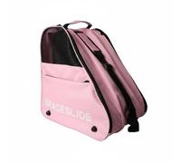 B Baosity Sac de Rangement Patinage Sac Housse Étui Trois Compartiments pour Patins et Casque Ventilation Latérale Anti-humidité Soutien Inférieur Rigide, Rose