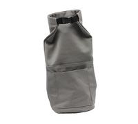 B Baosity Sac de Rangement pour Lanterne de Camping Grande Capacité avec Poche Extérieure en Toile Résistante Fermeture Cordon Protection Lampe Utilisation Rand, Gris