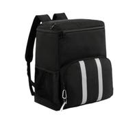 B Baosity Sac Isotherme Sac à Dos Repas Lunchbox Pochette Bento Étanche Compartiments Multiples Oxford Convient à La Pêche Camping Randonnée Courses, Noir