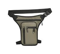 B Baosity Sacoche de Cuisse Extérieure, Sac Banane, Fermeture éclair, Excellente Qualité de Fabrication, pour Hommes et Femmes, Matériau PU Imperméable, auréé