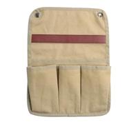 B Baosity Sacoche Latérale de Camping pour Chaise Pliante avec Organiseur pour Accessoires de Salle de Bain et de Lecture. Fabriquée en Toile Robuste, Elle Conv, Kaki