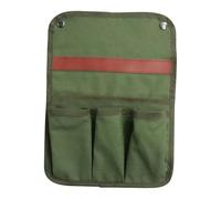 B Baosity Sacoche Latérale de Camping pour Chaise Pliante avec Organiseur pour Accessoires de Salle de Bain et de Lecture. Fabriquée en Toile Robuste, Elle Conv, Vert