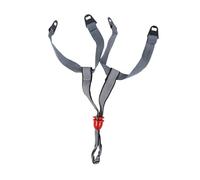 B Baosity Sangle de Casque Ergonomique avec Mentonnière, Boucle à Dégagement Rapide, Polyester Lavable et, Convient Au Football Américain, Style B