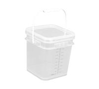 B Baosity Seau de Peinture Seau de Mélange Pot de Stockage Récipient de Transport Robuste et Léger en Matériau PP Adapté pour L'Usage Domestique et L'Organisat, 4 L