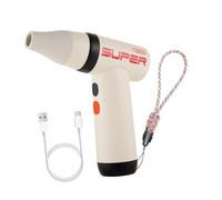 B Baosity Sèche-cheveux Mini Sèche-cheveux Portatif Sans Fil Léger avec Contrôle à Trois Silencieux Ventilation Efficace Adapté à La, Bleu