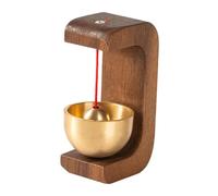 B Baosity Sonnette de Commerçant pour L'ouverture de Porte, Carillon de Porte Décoratif à Suspendre, Sonnette en Bois pour, Porches de Bureaux, Cafés, Forme C