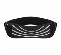 B Baosity Soutien de Genou Réglable Bande de Genou Genouillère Sangle Rotulienne Orthèse Légère avec Amorti en Silicone et Réglage Précis Adapté au Vélo, Noir-Violet