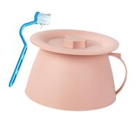 B Baosity Spittoon Pot Urinal Urinoir Portatif avec Couvercle En Pp Résistant Pot de Chambre Ergonomique et Facile à Déplacer Adapté Aux Enfants Adultes et Pers, Rose
