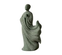 B Baosity Statue de Moine, Décoration de Bureau, Pièce Maîtresse Artisanale, Micro-, Collection Compacte, Ornement Bonsaï Créatif, Style A