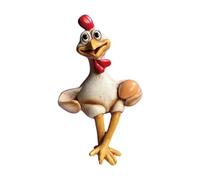 B Baosity Statue de Poulet, Décoration Artistique, Statue D'animal pour Jardin, Entrée,