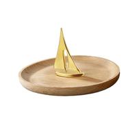 B Baosity Support de avec Base En Bois Décor élégant Support Classique Polyvalent Plateau de