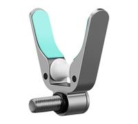 B Baosity Support de Canne à Pêche Tête de Repose-Canne Support de Pêche et Accessoire en Alliage Robuste avec Vis de 8mm Adapté pour Fournitures de Pêche , Gris