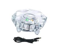 B Baosity Support de Lampe LED USB, Lampe D'ambiance Multifonctionnelle sur Pied pour Tasses, Bijoux, Bar, Verre, Acrylique, Statues, Centre de, Modèle D