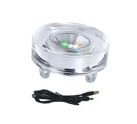 B Baosity Support de Lampe LED USB, Lampe D'ambiance Multifonctionnelle sur Pied pour Tasses, Bijoux, Bar, Verre, Acrylique, Statues, Centre de, Modèle E