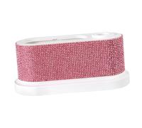 B Baosity Support de Perceuse à Ongles Présentoir de Forets Organisateur pour Polissage Boîte de Rangement D'Outils Matériau PP Convient à Manucure Professionne, Rose