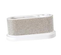 B Baosity Support de Perceuse à Ongles Présentoir de Forets Organisateur pour Polissage Boîte de Rangement D'Outils Matériau PP Convient à Manucure Professionne, Blanc