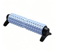 B Baosity Support de Rouleau de Mousse Rouleau de Massage Cylindre d'Auto-massage Accessoire de Récupération au Mur pour Atteindre, Bleu, Rouleau En Mousse En Forme De Croissant Avec Support