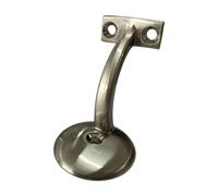 B Baosity Support Main Courant Escalier Support Mur pour Escalier Main Courant Pièce Zinc Alliage Installation Simple Convient à Escalier Entrée Couloi, Argent