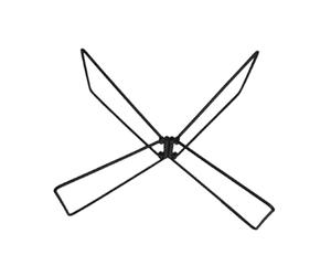 B Baosity Support Pliable en Métal pour Glacière, Porte-glacière Pliable, Support Portable pour Réfrigérateur, Accessoire de Camping Universel, Idéal pour Les F, Noir