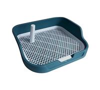 B Baosity Support pour Tapis d'apprentissage de La Propreté, Tapis de Propreté pour Chien, Toilettes à Grille en, Toilettes d'apprentissage pour, Bleu