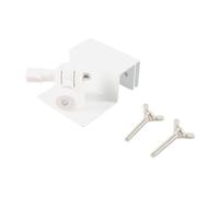 B Baosity Support Universel Support de Panneau Solaire Support de Gouttière en Aluminium avec Vis Structure Solide Convient Au Toit de Bateau Camion, Blanc