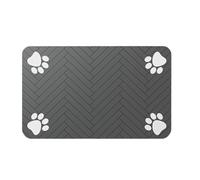 B Baosity Tapis d'alimentation pour Animaux, Tapis de Table pour Animaux avec Bords Lisses, Protège Les Sols, Tapis de Table Antidérapant pour Gamelle D'