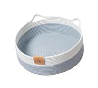 B Baosity Tapis de Couchage Tissé pour Animaux de Compagnie, en Corde de Coton, avec Griffoir Intégré. Idéal pour Chatons, Petits Chiens et Chats D'intérieu, L