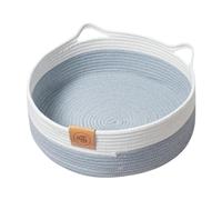 B Baosity Tapis de Couchage Tissé pour Animaux de Compagnie, en Corde de Coton, avec Griffoir Intégré. Idéal pour Chatons, Petits Chiens et Chats D'intérieu, S