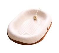 B Baosity Tapis de Griffoir pour Chat en Feutre Résistant avec Lit Intégré et Jouet à Balle Conçu pour Le Confort et L'Amusement, avec Ballon