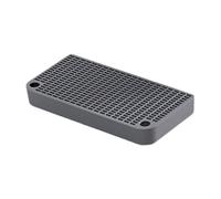B Baosity Tapis de Litière pour Chat, Antidérapant, Portable, Lavable et Réutilisable, Tapis de Rétention de Litière, Repose-Pieds pour Chats D'intérieur, Gris Foncé