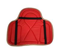 B Baosity Tapis de Selle Amortisseur de Selle Coussin de Protection Siège Rembourré Housse en Cuir PU Résistante à l'usure Adapté pour et Vélos Électr, Rouge